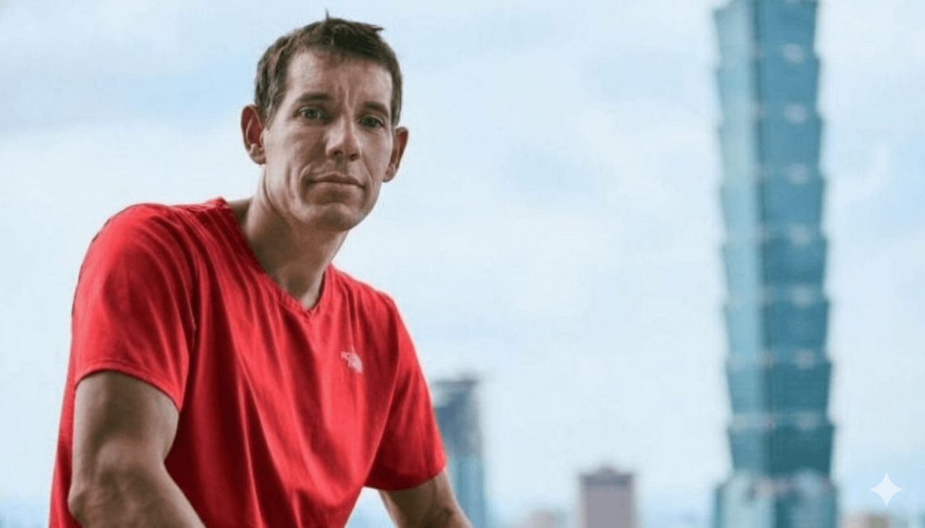 Alex Honnold escalando Taipei 101 free solo 2026